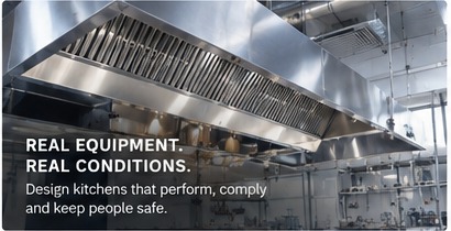 Commercial kitchen exhaust hood